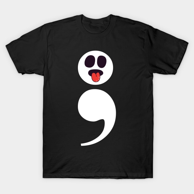 Ghost Funny Halloween Costume For Programmer, Coder Funny Halloween costume T-Shirt by heidiki.png